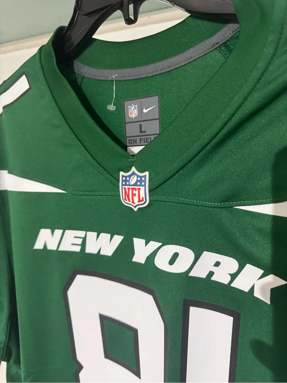 Nike New York Jets Quincy Enunwa #81 Green and White NFL Jersey